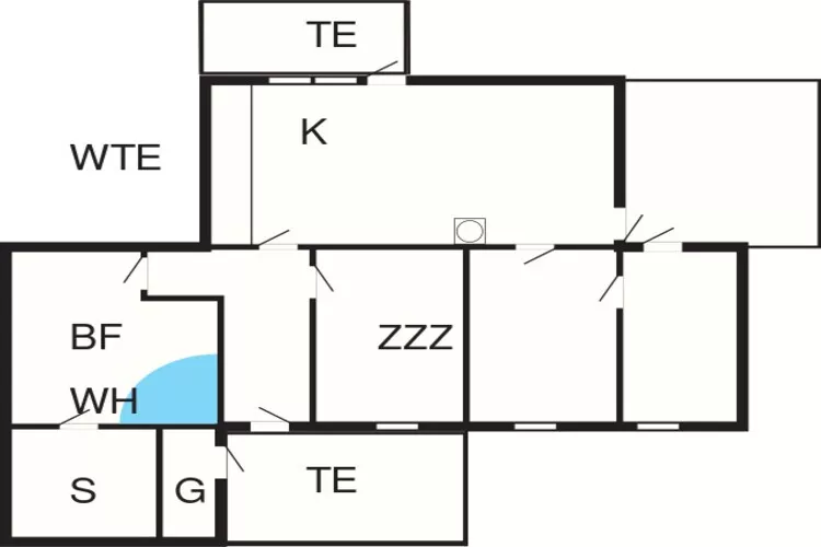 6 persoons vakantie huis in Augustenborg-Plattegrond