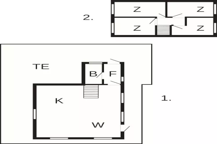 8 persoons vakantie huis in Svelgen-Plattegrond