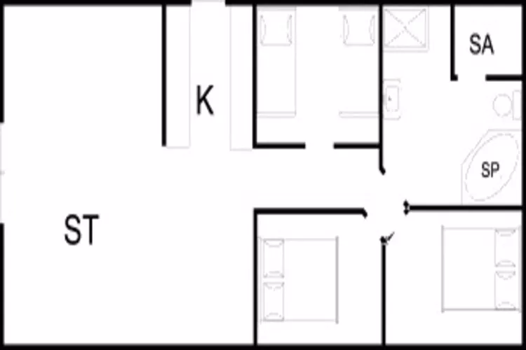 Moderne Bosuitje-By Traum-Plattegrond