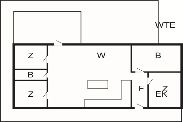 Rustige Oase in Arrild Ferieby-By Traum-Plattegrond