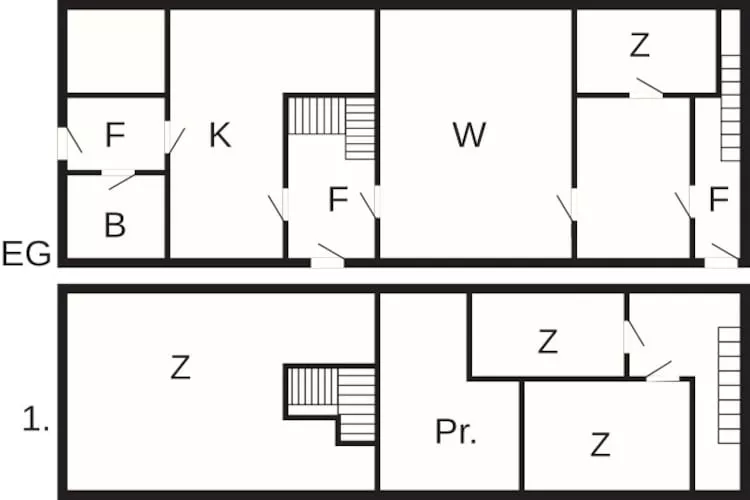 Afgelegen Groenverblijf-By Traum-Plattegrond