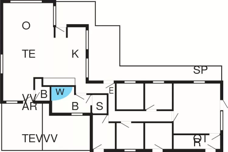 Luxe Duinen Toevluchtsoord-By Traum-Plattegrond