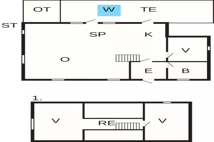6 persoons vakantie huis in Aars-Plattegrond