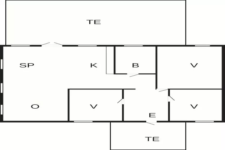 Strandparadijs in Hardangerfjord-By Traum-Plattegrond
