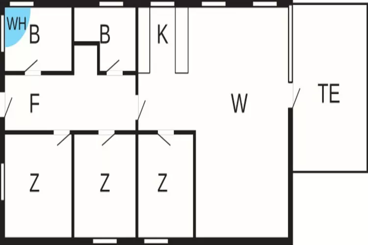 8 persoons vakantie huis in Ålbæk-Plattegrond