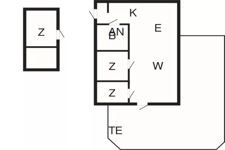 6 persoons vakantie huis in Slagelse-Plattegrond