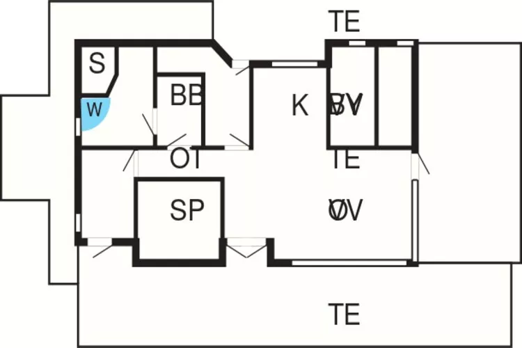 8 persoons vakantie huis in Sydals-Plattegrond