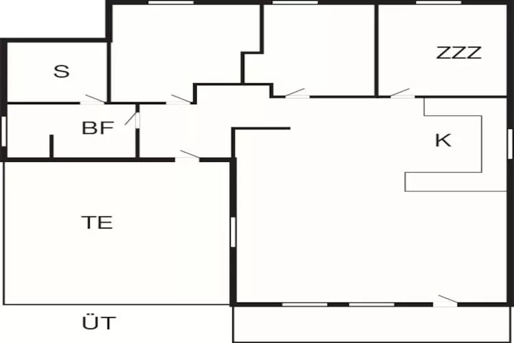 6 persoons vakantie huis in Rømø-Plattegrond