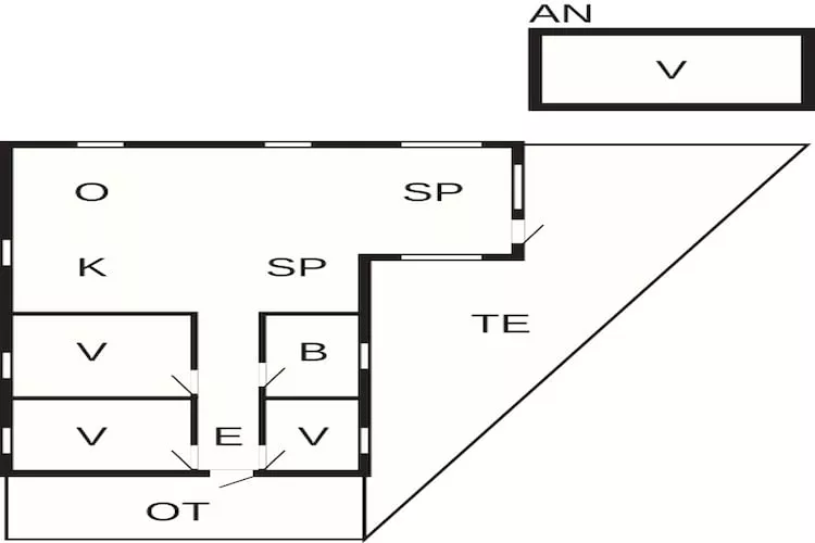 6 persoons vakantie huis in Hadsund-Plattegrond