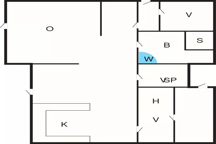 8 persoons vakantie huis in Ebeltoft-Plattegrond