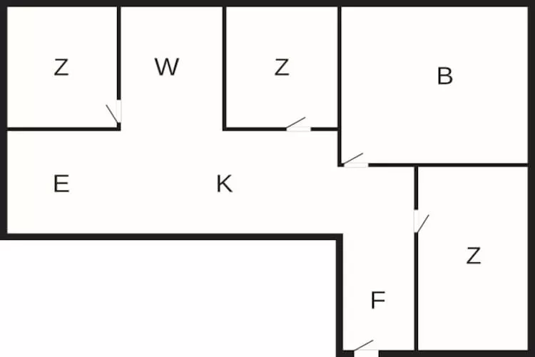 Gezellige Zeezijde Cottage-By Traum-Plattegrond