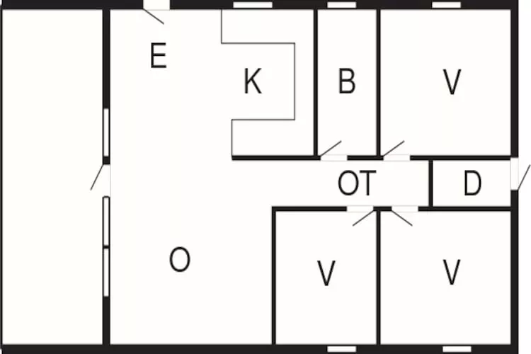 6 persoons vakantie huis in Ans By-Plattegrond