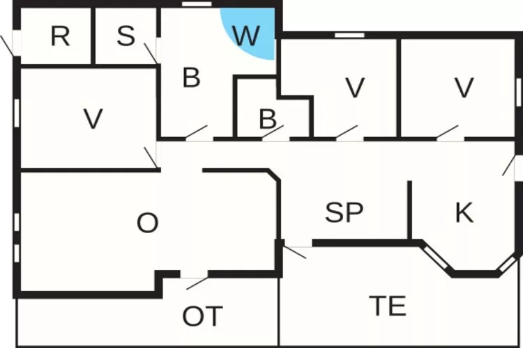 7 persoons vakantie huis in Gilleleje-Plattegrond