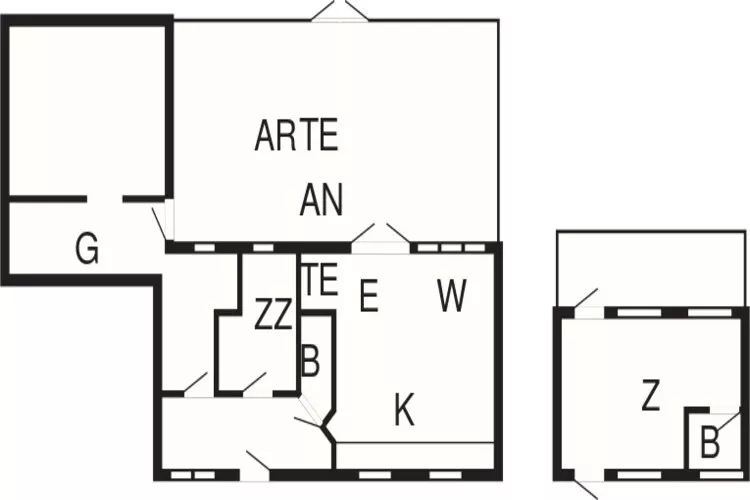 8 persoons vakantie huis in Strøby-Plattegrond