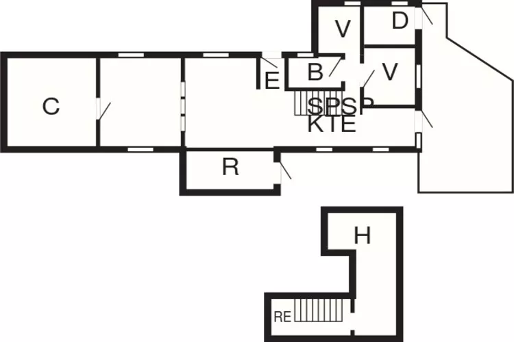 8 persoons vakantie huis in Farsø-Plattegrond