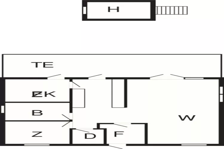 Kustsereniteit bij Skaven Strand-By Traum-Plattegrond