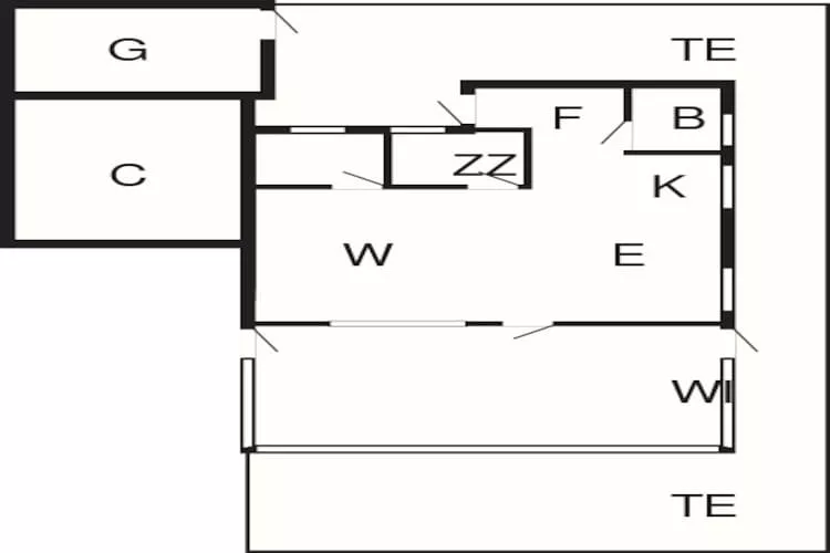 4 persoons vakantie huis in Haderslev-Plattegrond