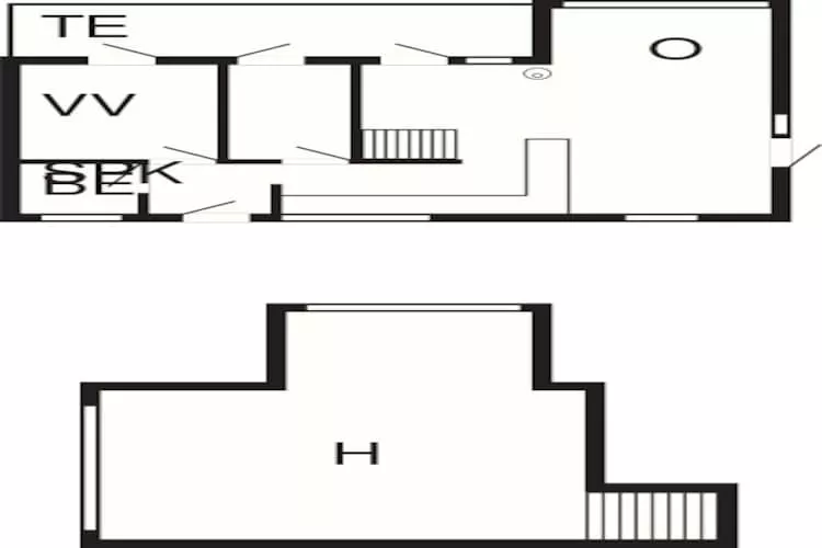 6 persoons vakantie huis in Roslev-Plattegrond