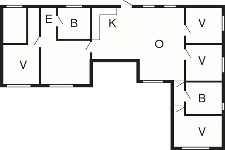 8 persoons vakantie huis in Løkken-Plattegrond