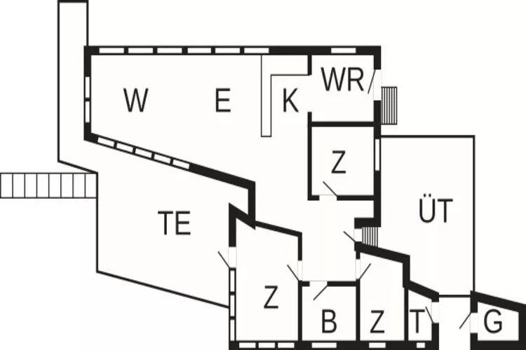 6 persoons vakantie huis in Bryrup-Plattegrond