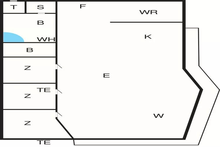 Luxe Spa-toevluchtsoord in Blokhus-By Traum-Plattegrond