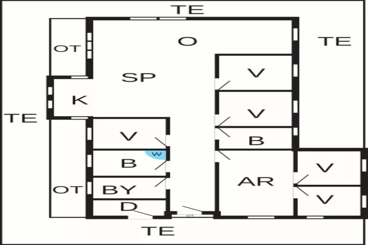 10 persoons vakantie huis in Løkken-Plattegrond