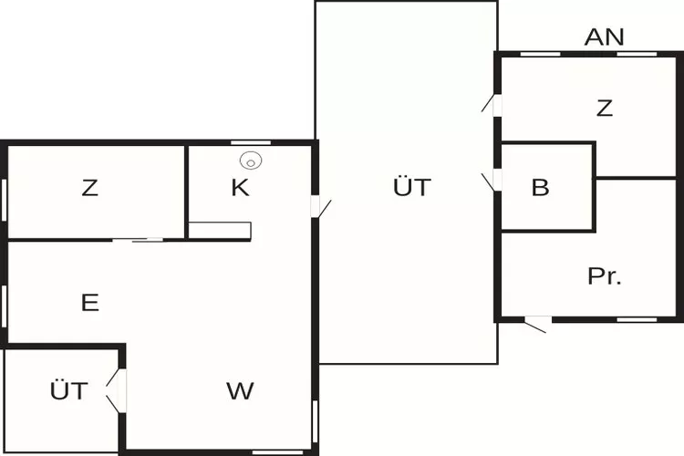 4 persoons vakantie huis in Frederiksværk-Plattegrond