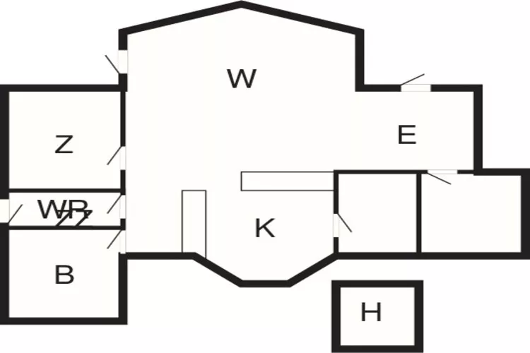 8 persoons vakantie huis in Ebeltoft-Plattegrond