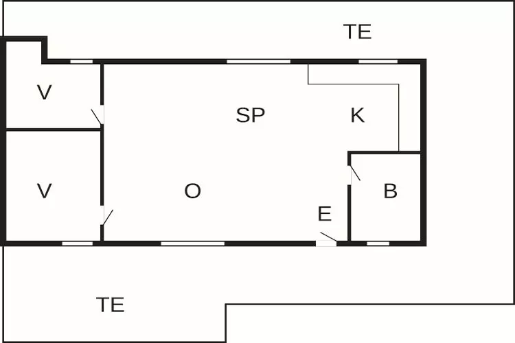 6 persoons vakantie huis in Skagen-Plattegrond