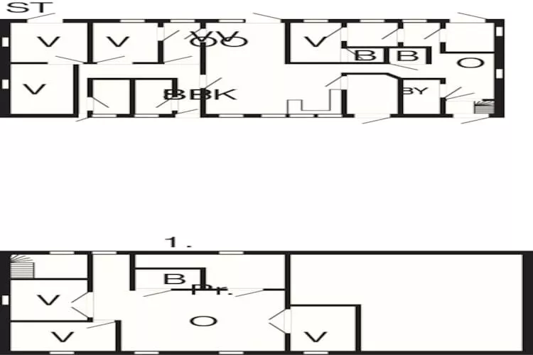20 persoons vakantie huis in Ulfborg-Plattegrond
