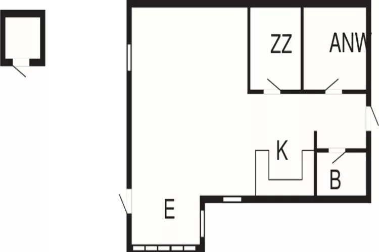 5 persoons vakantie huis in Højslev-Plattegrond