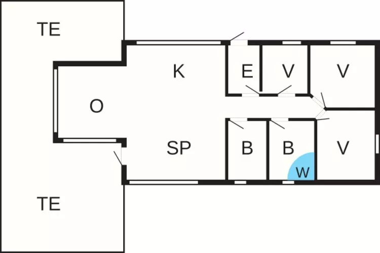 8 persoons vakantie huis in Hadsund-Plattegrond
