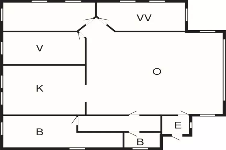 6 persoons vakantie huis in Kirke Hyllinge-Plattegrond