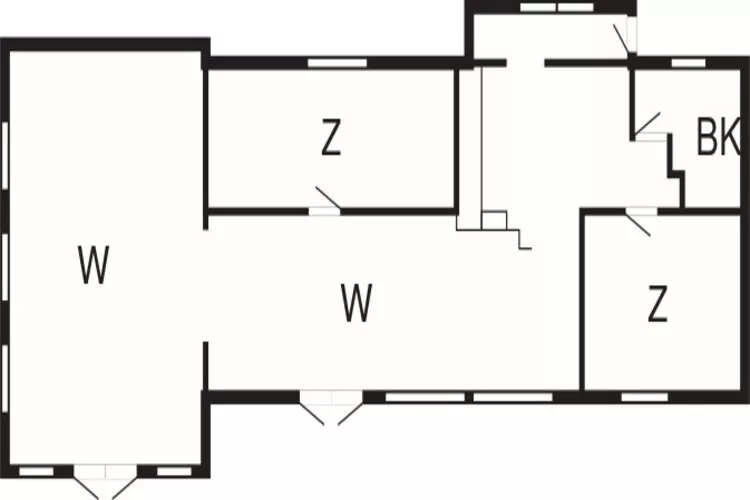 6 persoons vakantie huis in Ebeltoft-Plattegrond