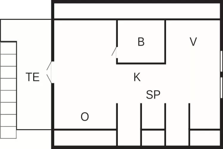 4 persoons vakantie huis in RIMBO-Plattegrond