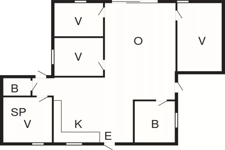 8 persoons vakantie huis in Ansager-Plattegrond