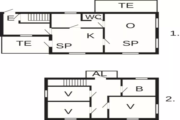 8 persoons vakantie huis in STONGLANDSEIDET-Plattegrond