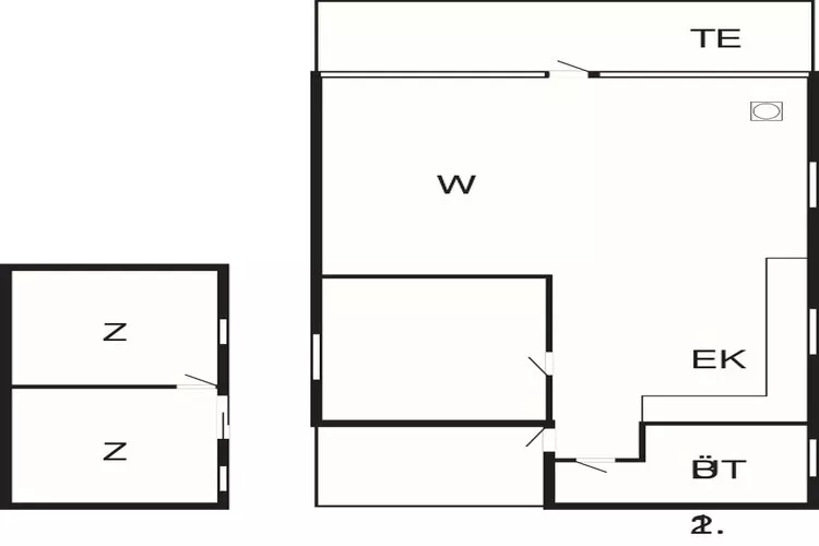 5 persoons vakantie huis in Hovborg-Plattegrond