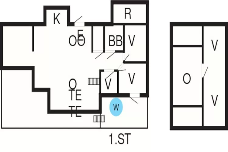 8 persoons vakantie huis in SVEIO-Plattegrond