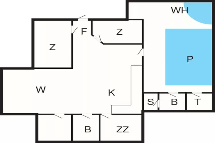 10 persoons vakantie huis in Ebeltoft-Plattegrond