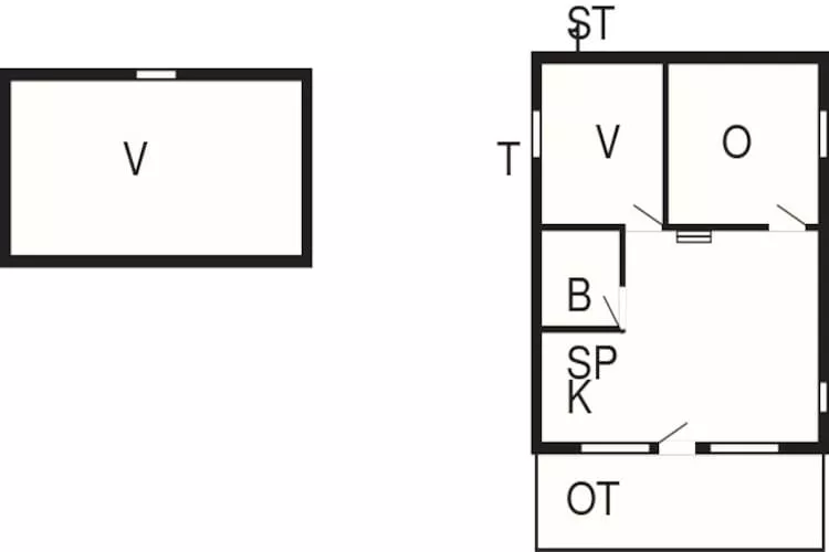6 persoons vakantie huis in Hovborg-Plattegrond