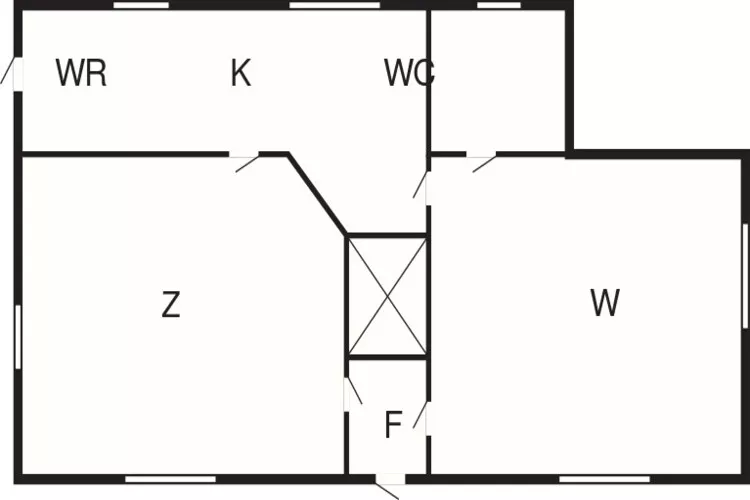4 persoons vakantie huis in FURUBY-Plattegrond