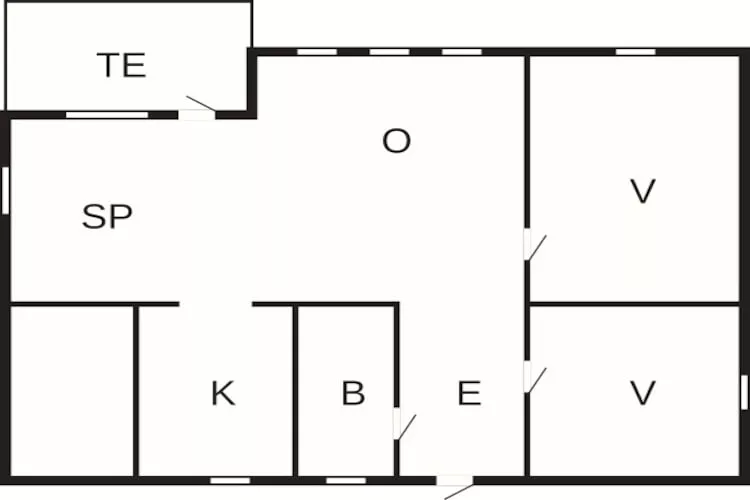 4 persoons vakantie huis in Heberg-Plattegrond