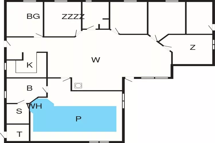 12 persoons vakantie huis in Nordborg-Plattegrond
