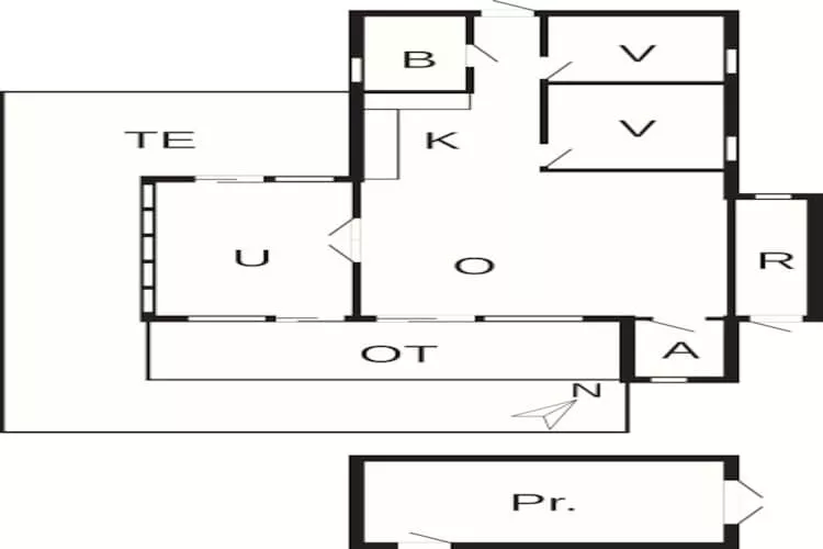 6 persoons vakantie huis in Hadsund-Plattegrond