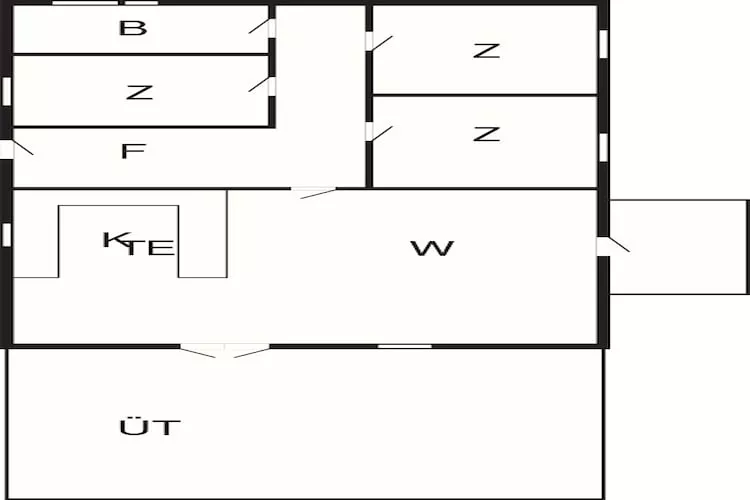 6 persoons vakantie huis in Glesborg-Plattegrond