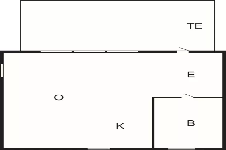 2 persoons vakantie huis in VARBERG-By Traum-Plattegrond