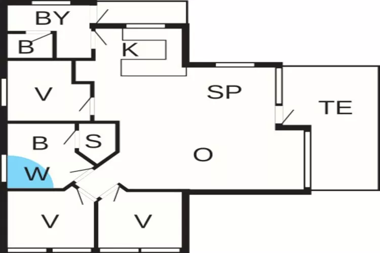 8 persoons vakantie huis in Otterup-Plattegrond