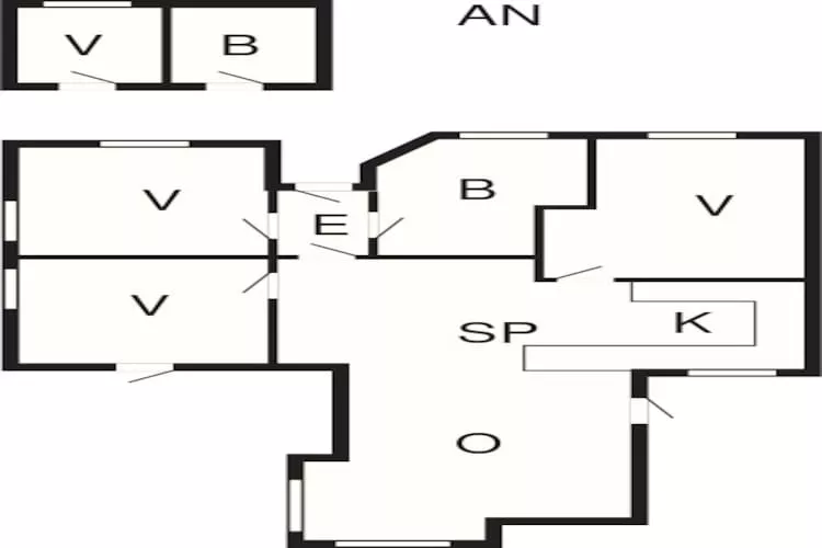 Kustparadijs met Schommel -- By Traum Ferienwohnungen-Plattegrond