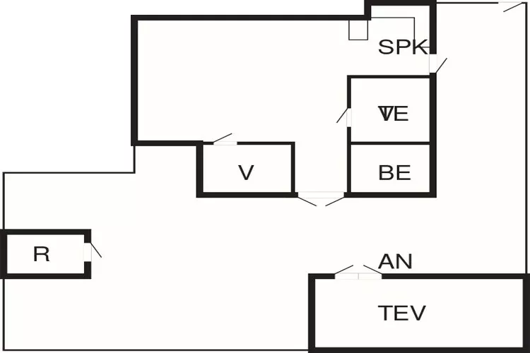 5-persoons vakantiehuis in Sæby-Plattegrond
